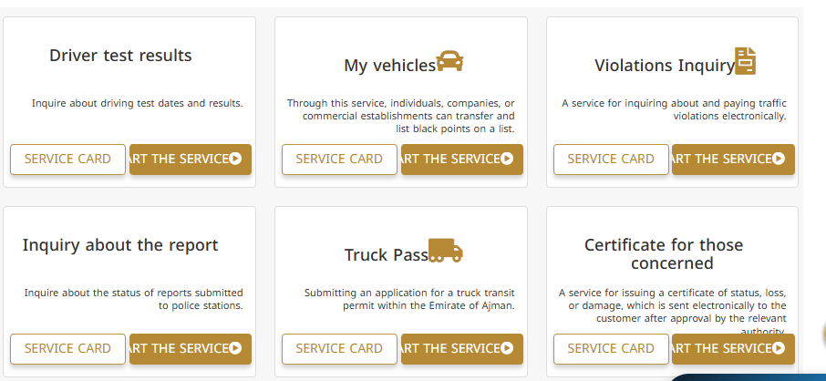 Image for ajman traffic fines check by police website